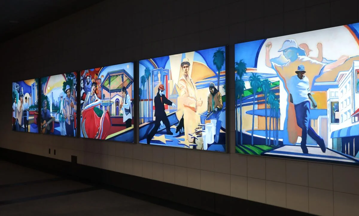 地铁文化壁画 - 排列3 艺术表达